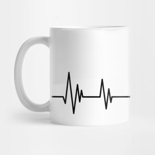 Trumpet heartbeat Trumpet and Clarinet lover trumpet beat Mug